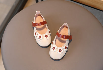 3D Floral Mary Jane Flats - Ultra-Soft, Slip-Resistant, Lightweight, Breathable, Easy-On Shoes for Girls - Comfortable and Stylish Footwear