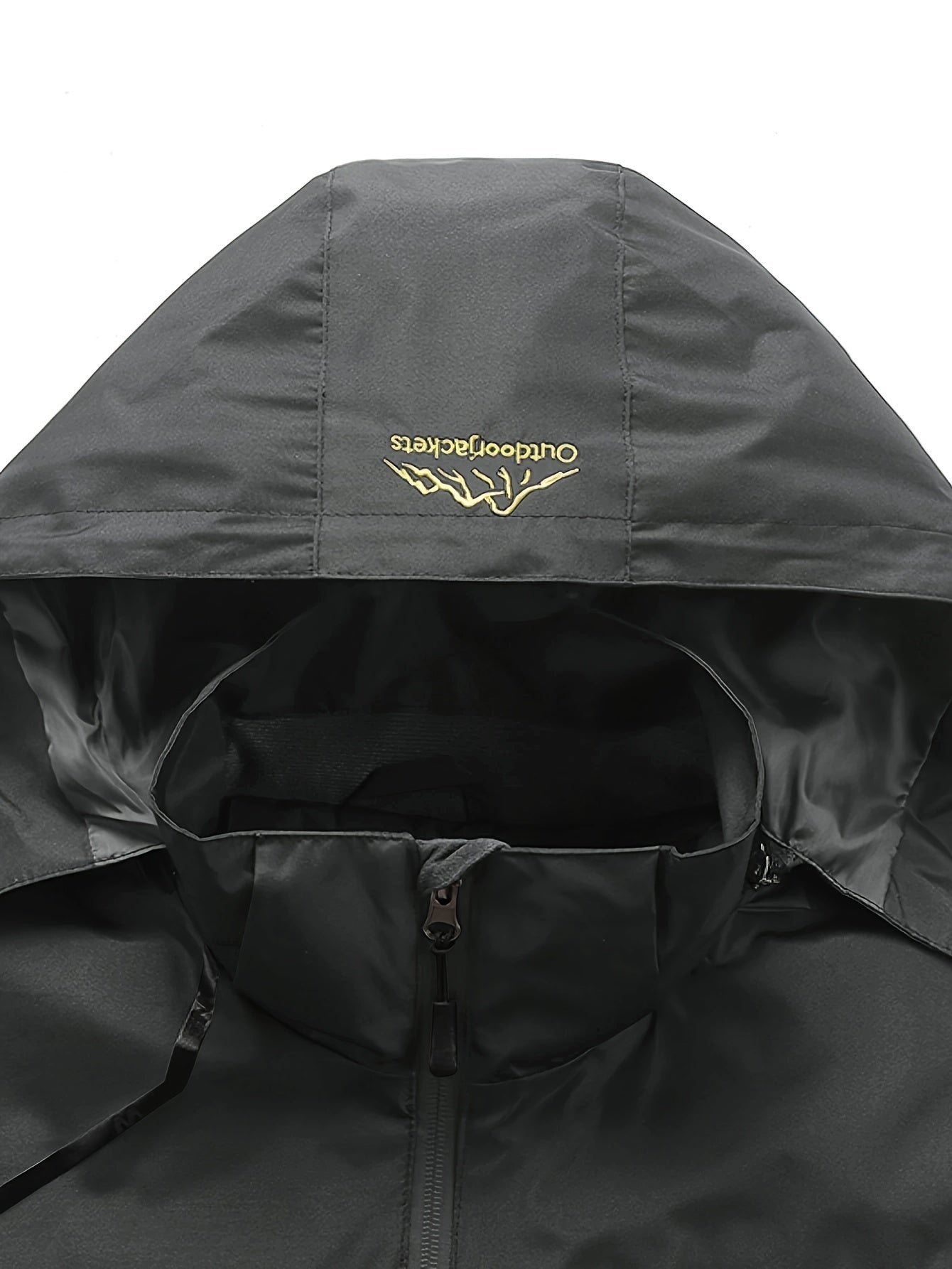 Mens Premium Waterproof Rain Jacket - Durable & Breathable Windbreaker with Adjustable Hood - Ideal for Hiking, Travel, and Outdoor Adventures