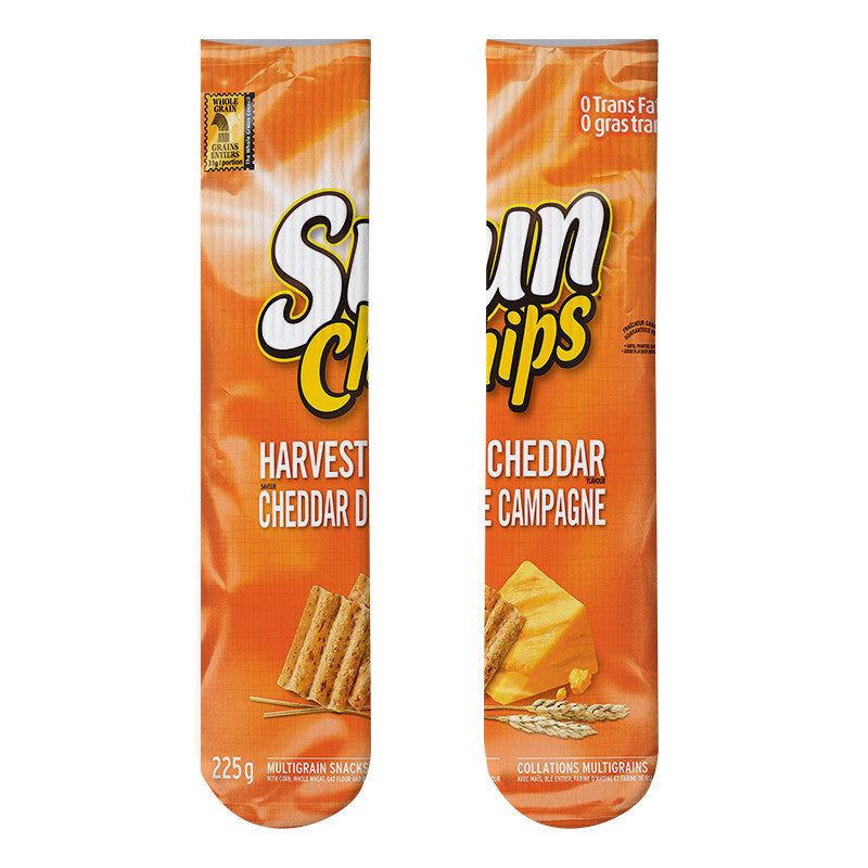 Potato Chips 3D Printed Socks Leshi Odd Zero Food Heat Transfer Stockings Printing Personality