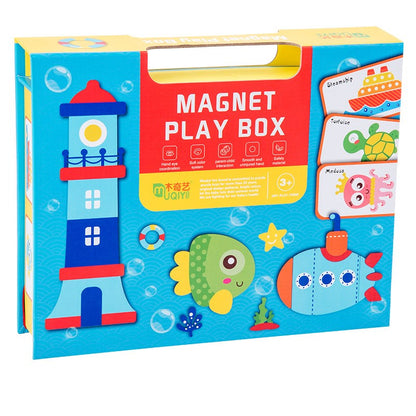 Children's educational toys 3-6 years old puzzle magnetic book