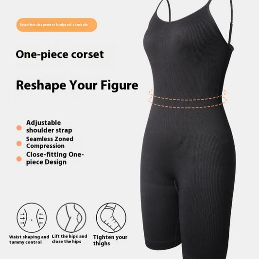 Sling Belly Contracting One-piece Women's Boxer Postpartum Hip Lifting Corset