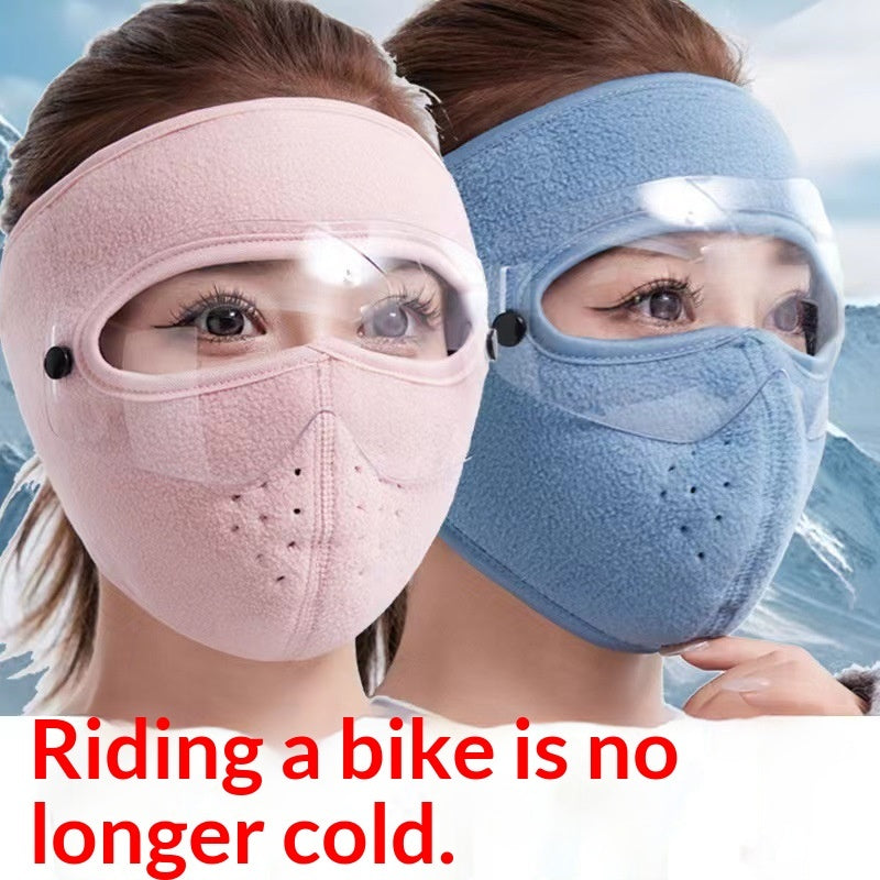 Women's Thickened Dust-Proof Neck-and-Ear-Protecting Winter Cycling Mask