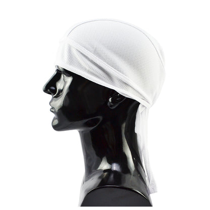 Premium Breathable Mesh Cycling Cap - Long Tail Head Wrap Beanie for Men | Sports Skull Cap