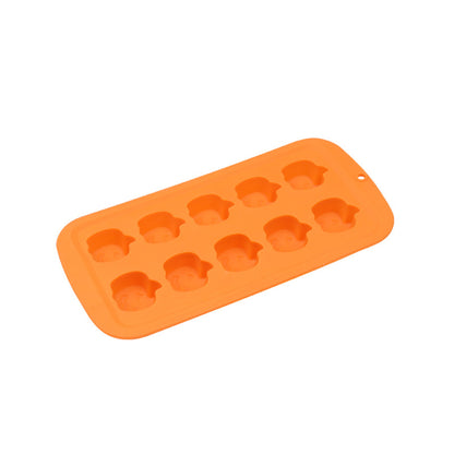 Halloween mold diy glue dripper pumpkin biscuit cake mold Candy Flip candy cookie skull skull chocolate mold
