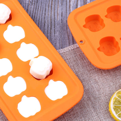 Halloween mold diy glue dripper pumpkin biscuit cake mold Candy Flip candy cookie skull skull chocolate mold