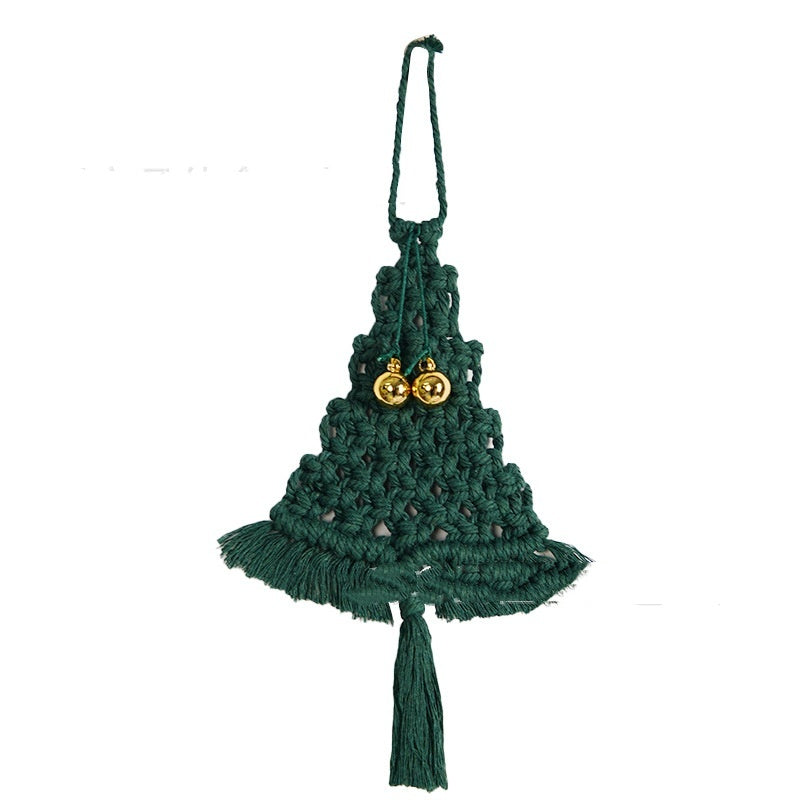 Hand-woven Cotton String Christmas Tree Decoration Pendant