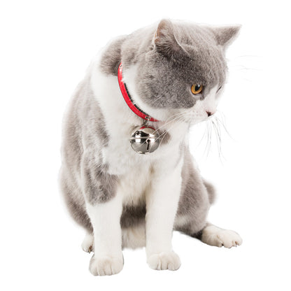 New Pet Claw Print Bone Alloy Bell Collar
