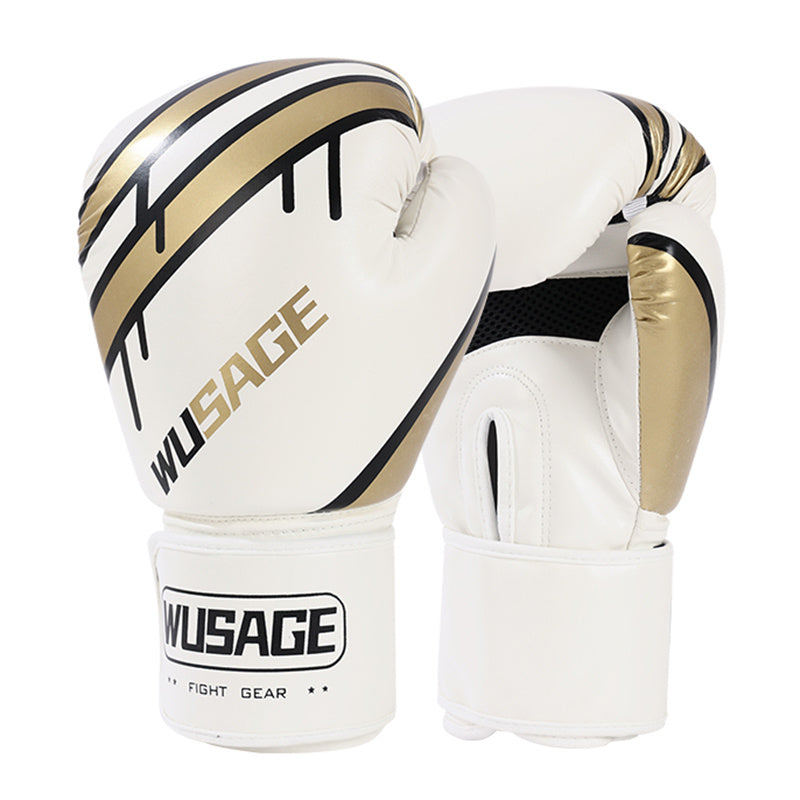 WUSAGE Professional Boxing Gloves - Premium Sparring Gloves 6oz 8oz 10oz 12oz | Padded Wrist Support for MMA, Kickboxing & Training