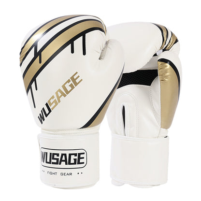 WUSAGE Professional Boxing Gloves - Premium Sparring Gloves 6oz 8oz 10oz 12oz | Padded Wrist Support for MMA, Kickboxing & Training