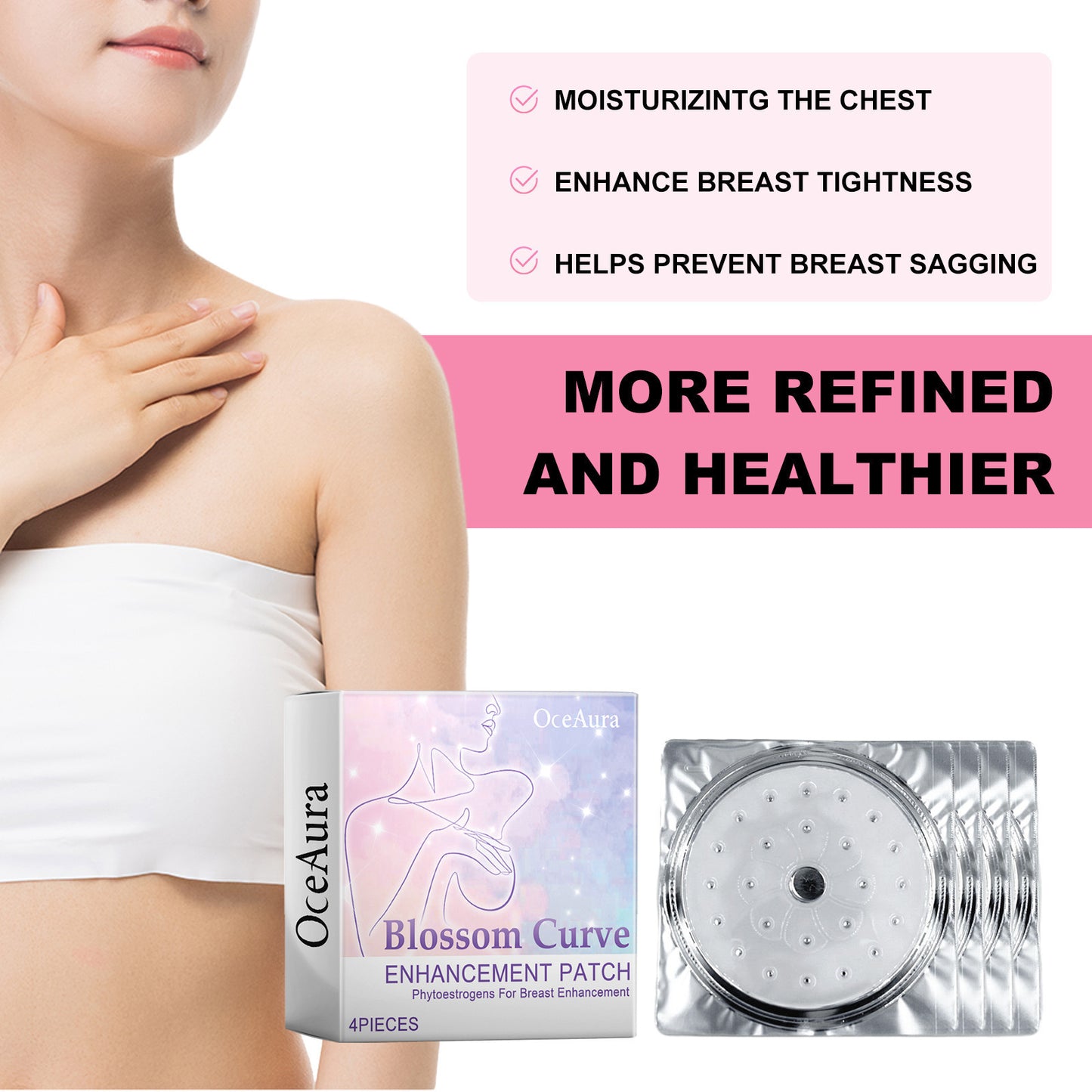 Chest Nursing Adhesive Bandage Charm Push Up Firm