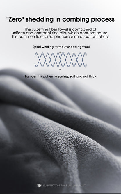 Supreme Microfiber Car Wash Towel - Double-Sided, Super Absorbent, No Shedding, Extra Thick for Professional-Grade Car Care