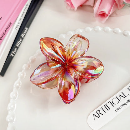 High Sense Plumeria Rubra Seaside Holiday Barrettes