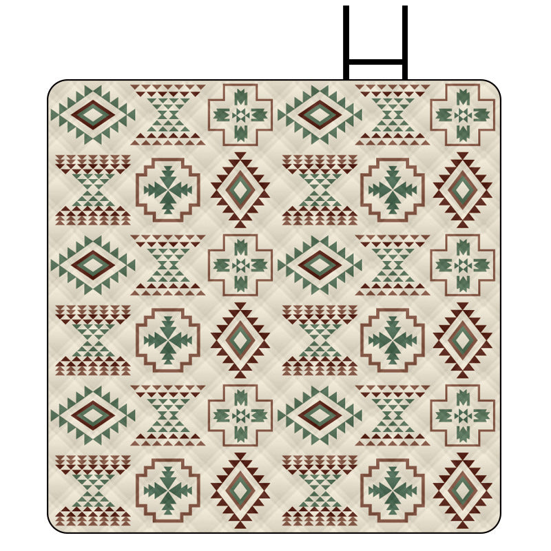 Black And White Style Series Ultrasonic Picnic Mat