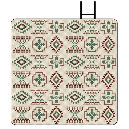 Black And White Style Series Ultrasonic Picnic Mat