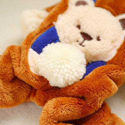 Warm Snowball Bear Transformed Into Clothes