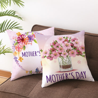 Mother's Day Gift Peach Skin Pillowcase