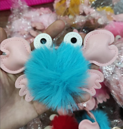 Cartoon Cute Crab Keychain Pendant