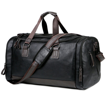 [Casual Travel Duffel] Large Casual Men's Travel Duffel Bag - Adjustable Strap, Multi-Compartment, Carry-On Luggage, Weekend Tote