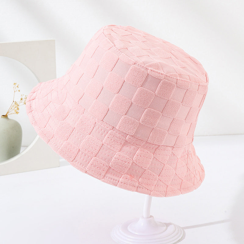 Premium Plaid Bucket Hat - Unisex Trendy Fisherman Cap | Breathable Cotton Casual Hat for Men & Women