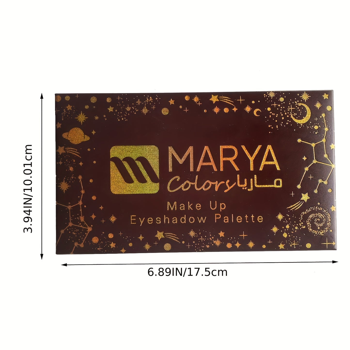 Desert Dusk Eyeshadow Palette, 18 Highly Pigmented Waterproof Matte Glitter Eye Shadows Makeup Cosmetics Tool