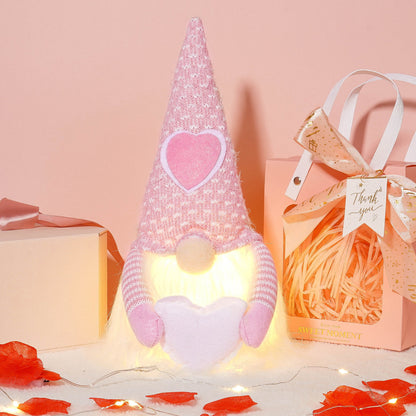 Valentine's Day Faceless Doll Glowing Love Doll Ornaments Festival Gift Decorations