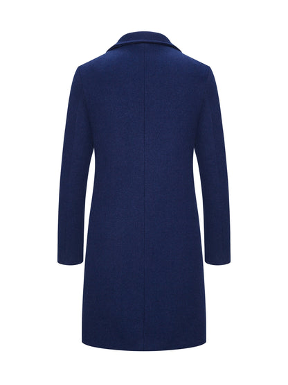 New Men's Mid-length Single Breasted Trench Coat Jacket