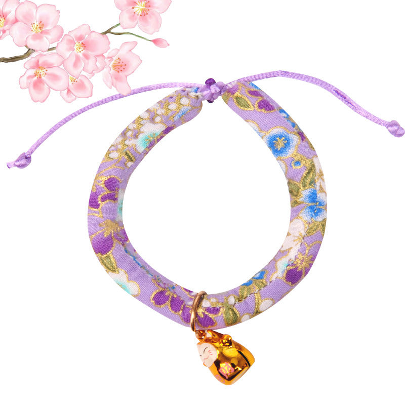 Japanese Style Cartoon Bell Pet Collar