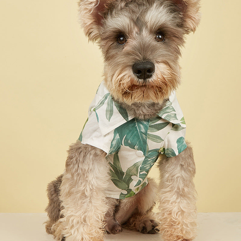 Hawaiian Style Beach Vacation Dog Clothes