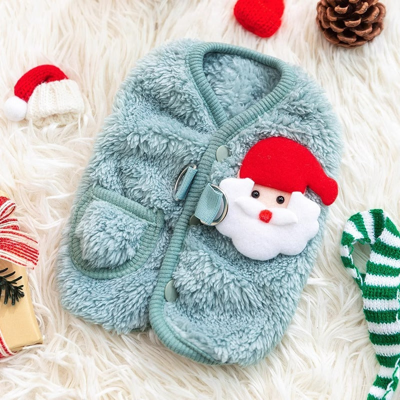 Wool Dog Coat, Winter Clothes For Puppies, Thin Cardigan Vest, Chihuahua Bichon Frise Clothing, Plush Warm Dog Coat Jacket, Luxury Dog Clothing