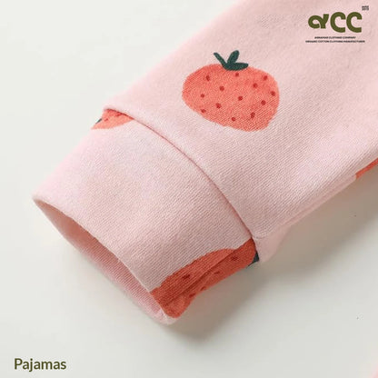 Baby Pajamas for Sleep Quick Dry Anti-Bacterial Breathable Gentle Cotton Printed Clothing Sets for Infants