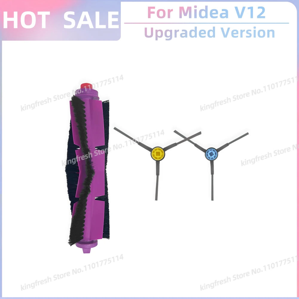 Fit for 미디어 Midea V12 / Eureka J12 Ultra Replacement Parts Accessories Main Roller Side Brush Hepa Filter Mop Cloth Dust Bag