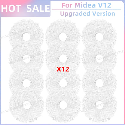 Fit for 미디어 Midea V12 / Eureka J12 Ultra Replacement Parts Accessories Main Roller Side Brush Hepa Filter Mop Cloth Dust Bag
