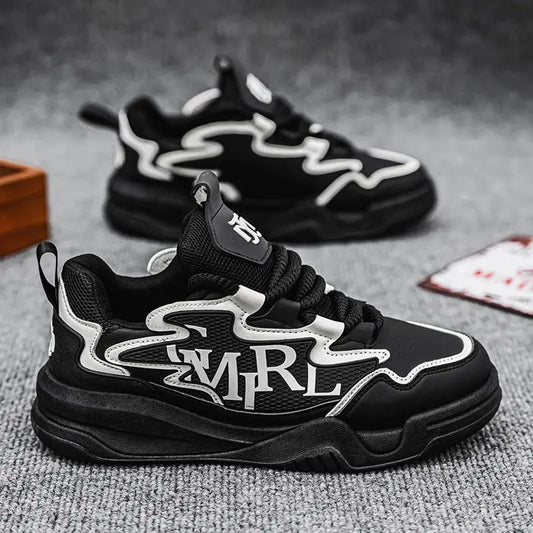 Designer Men's Casual Sports Shoes Breathable Comfortable Durable Outdoor Sneakers Black White Blue 2026