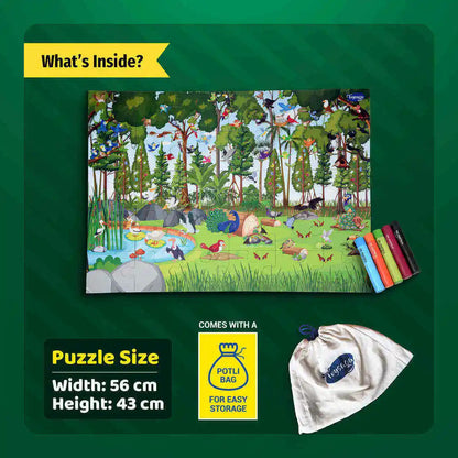 Colorful Bird Matching Activity Toy Find the Character Birds Educational Paper & Cardboard Puzzle Game for Kids Ages 2-7