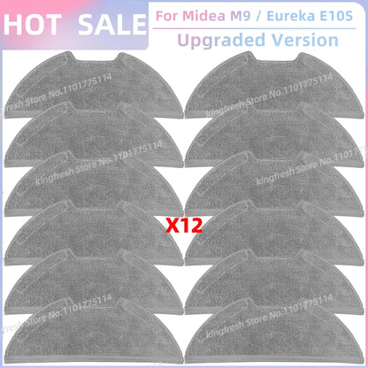 Fit For ( Midea M9, Eureka E10S, Eureka E20 Plus, Midea VCR S10 Plus, PObode A8 ) Parts Main Roller Side Brush Filter Mop Cloth