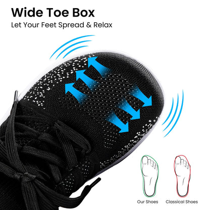High Quality Casual Summer Walking and Running Shoes Fashion Sneakers Wide Toe Shoes Zapatos Para Hombres