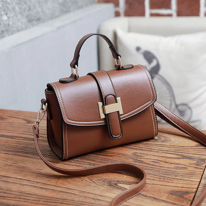 Stylish Women's Large Capacity Leather Shoulder Bag with Zipper Closure for Outdoor Office Daily Use OEM Wholesale Price