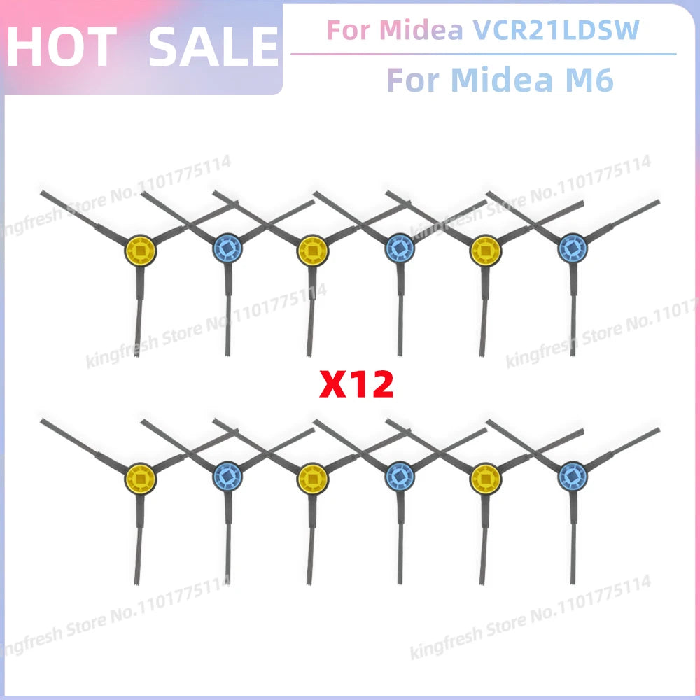 Fit For Midea VCR21LDSW / Midea M6 / Eureka NER600 Robot Vacuum Parts Main Roller Side Brush Hepa Filter Mop Cloth Accessories