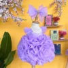 High Quality Rose Chiffon Princess Dress for Baby Girls by Nhung Nguyen OEM ODM Custom Made in Vietnam Kids Party Wear 1