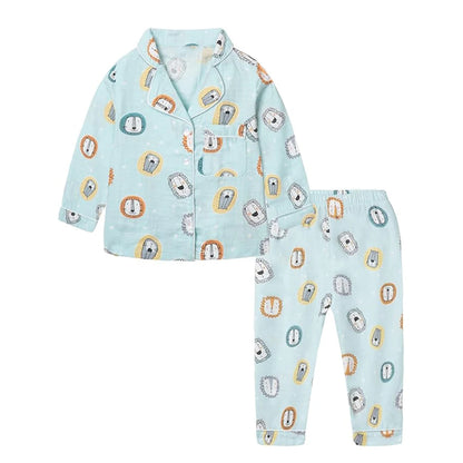 Cozy 100% Cotton Anti-Bacterial Quick Dry Baby Pajamas Gentle Breathable Sleepwear for Unisex Newborn to Toddler