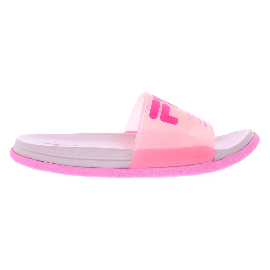 Fila Drifter Lux Clear Slide Womens Shoes Cotton Candy/Pink Womens Slides Slippers | 100% Authentic