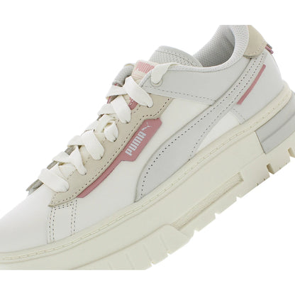For Women's Casual Premium Sneakers Mayze Crashed Collection Warm White Lighted Design Autumn Season-100% Authentic China Model