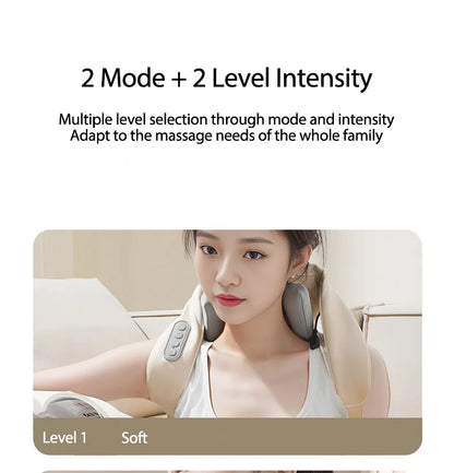 Multifunctional Cervical Massager Shoulder Neck Hot Compress Trapezius Muscle Massager