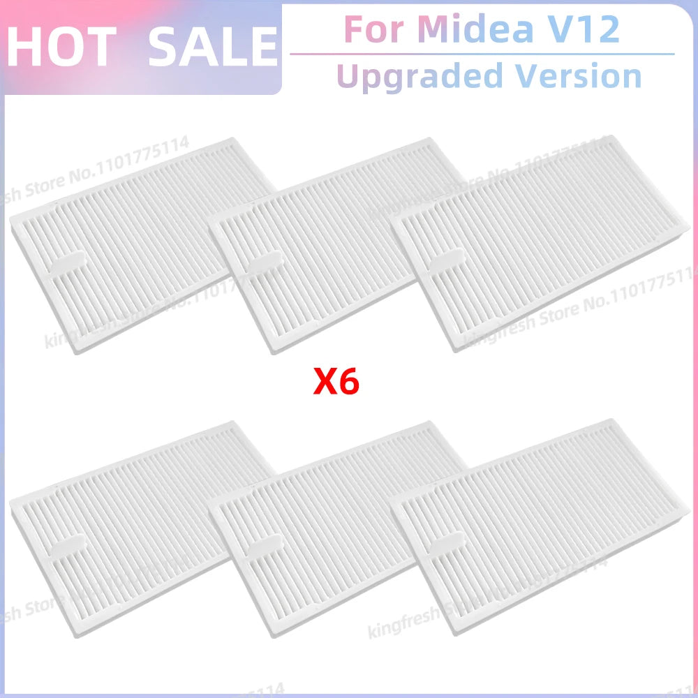 Fit for 미디어 Midea V12 / Eureka J12 Ultra Replacement Parts Accessories Main Roller Side Brush Hepa Filter Mop Cloth Dust Bag