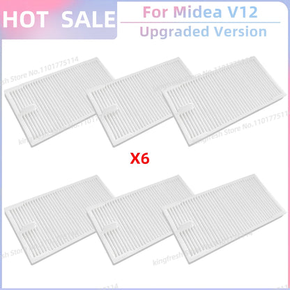 Fit for 미디어 Midea V12 / Eureka J12 Ultra Replacement Parts Accessories Main Roller Side Brush Hepa Filter Mop Cloth Dust Bag