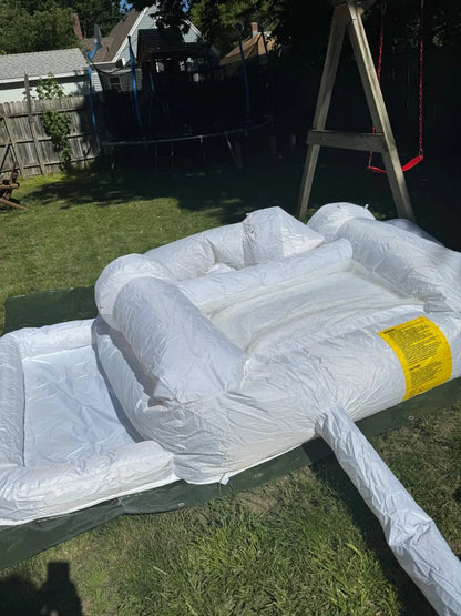 Commercial inflatable white bounce house kids party jumping castle outdoor new outdoor white wedding bouncer castle