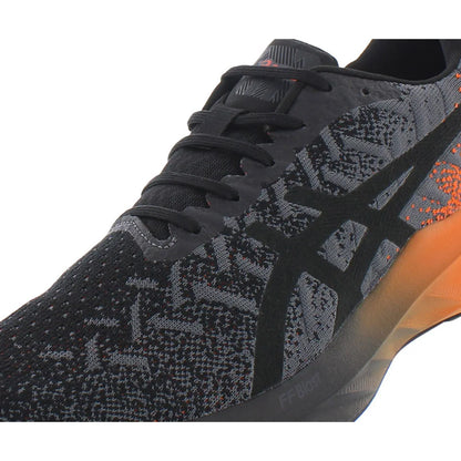 ASICS Men's Dynablast Black/Orange Custom Sneakers Breathable and Flat Gel/EVA/Mesh Insole for Spring Summer Autumn Seasons