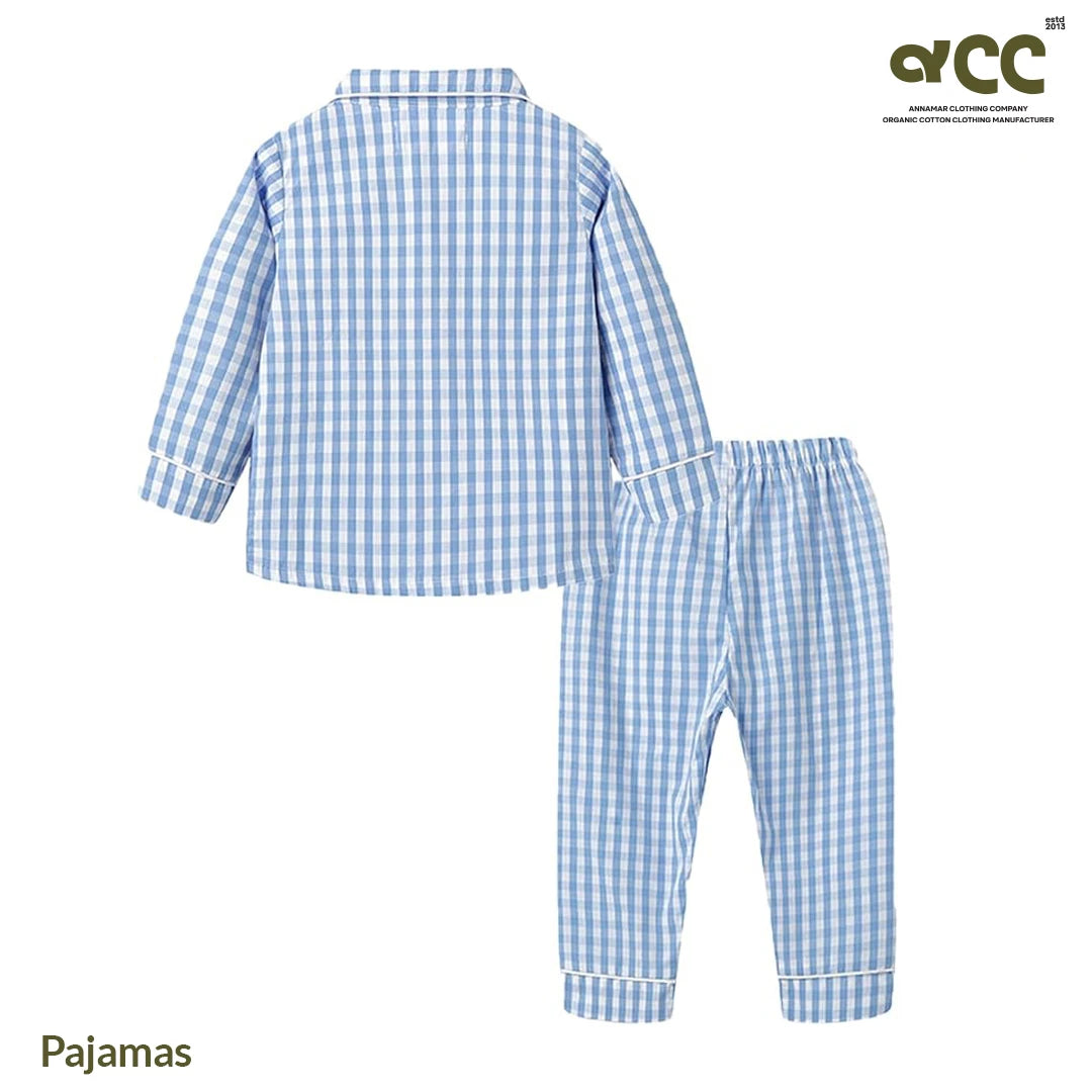 Soft 100% Cotton Anti-Bacterial Breathable Quick Dry Printed Casual All Season Full Sleeve Baby Pajamas Newborn Infant Unisex