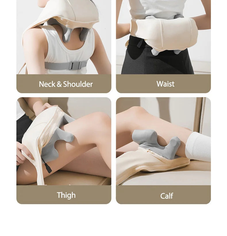 Multifunctional Cervical Massager Shoulder Neck Hot Compress Trapezius Muscle Massager