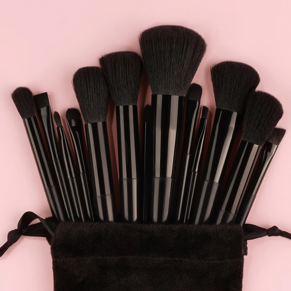 New 13PCS Makeup Brushes Set Super soft detail brush Blush Brush Foundation Concealer Contour Eyeshadow Brush Women Beauty Tools